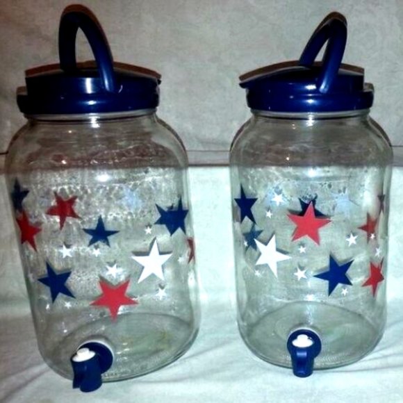 Vtg Beverage Dispenser for Ice Tea, Lemonade,Juice handle/lid/Faucet MADE IN USA - Picture 6 of 6